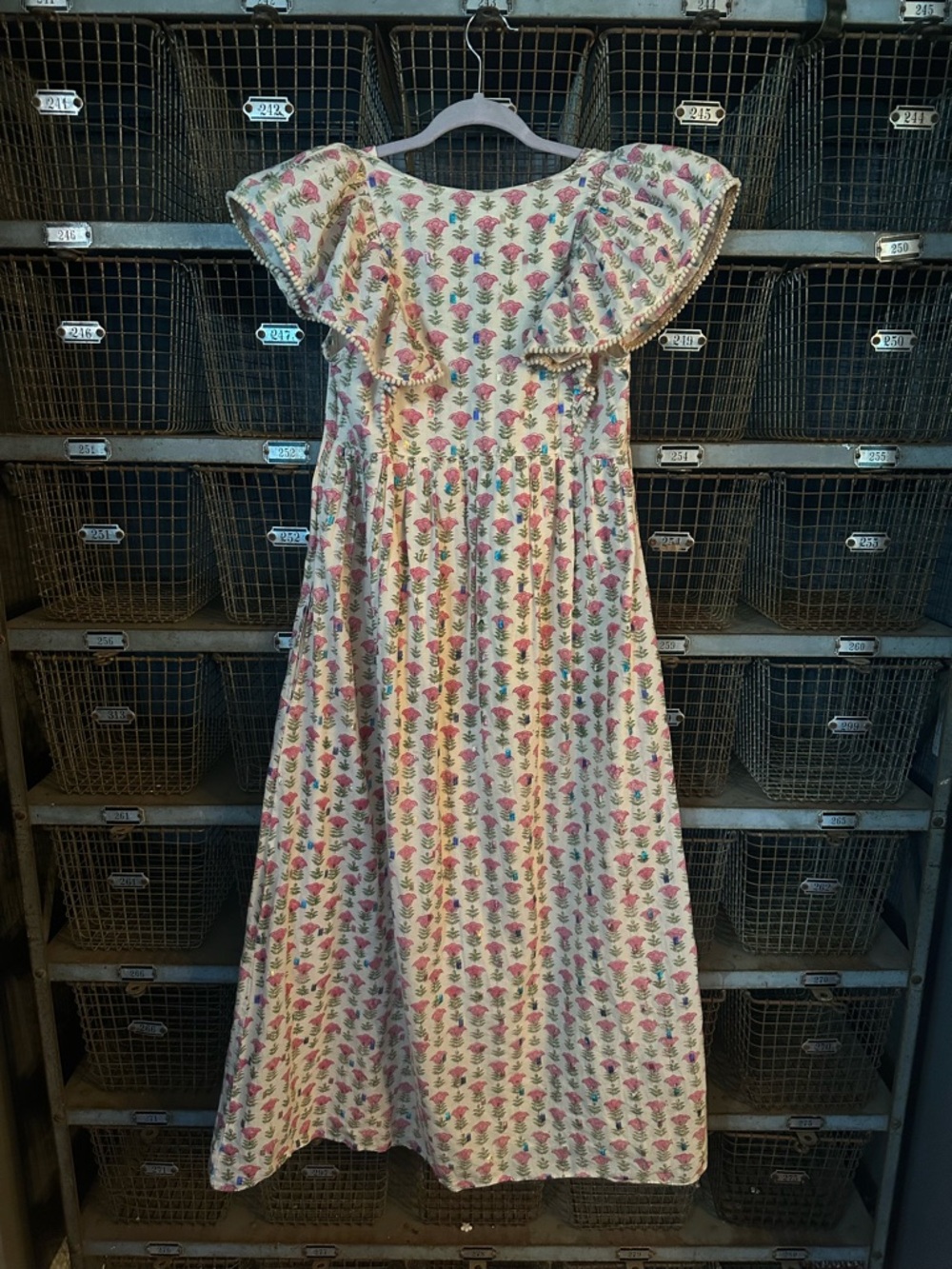 SAYLOR Multi Darya Cherry Blossom Maxi Dress Size Small 38500 - Picture 5 of 16